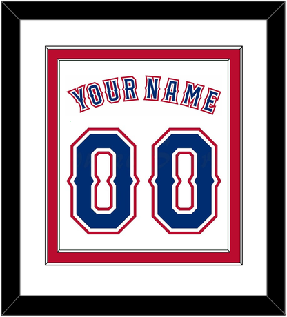 Texas Name & Number - Home White (2016-2019) - Signature Tier 2