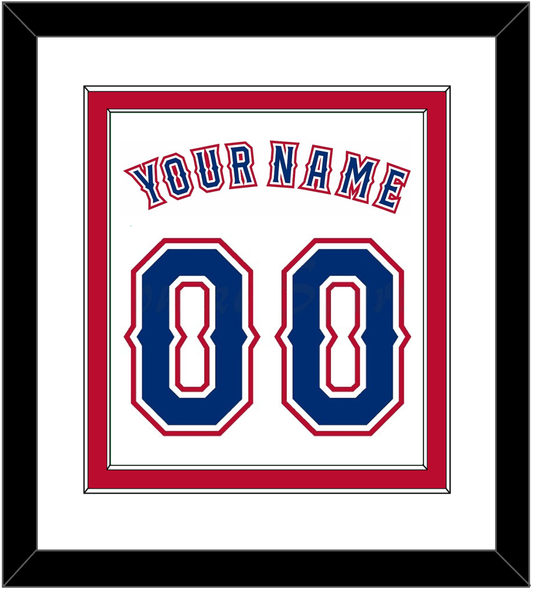 Texas Name & Number - Home White (2016-2019) - Signature Tier 2