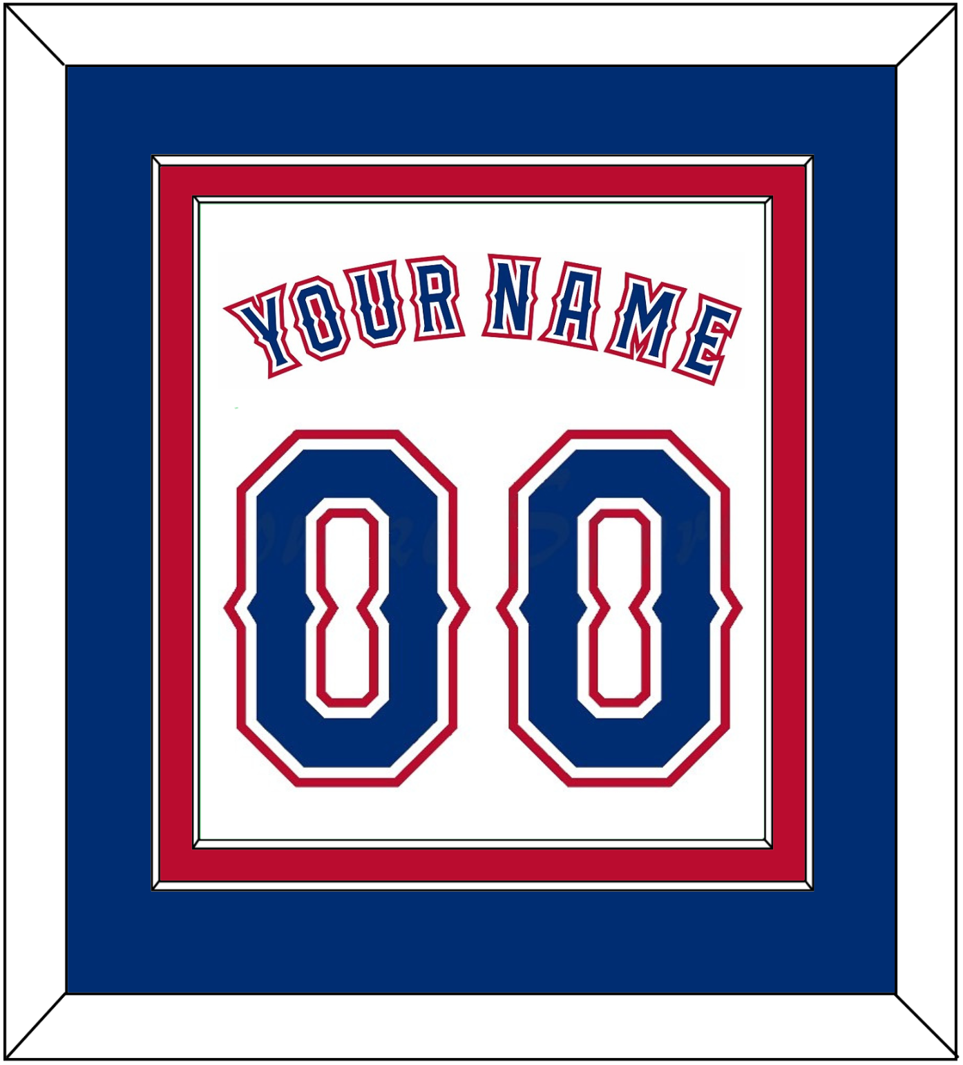 Texas Name & Number - Home White (2016-2019) - Signature Tier 3