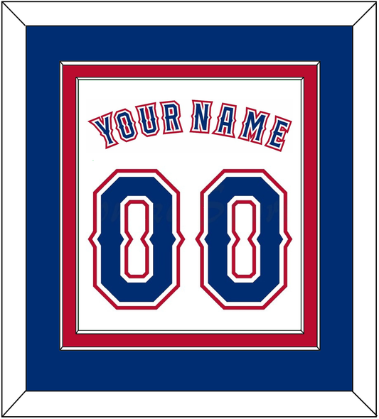 Texas Name & Number - Home White (2016-2019) - Signature Tier 3