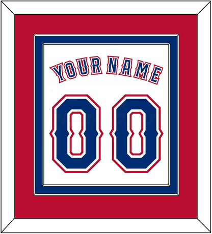 Texas Name & Number - Home White (2016-2019) - Signature Tier 4