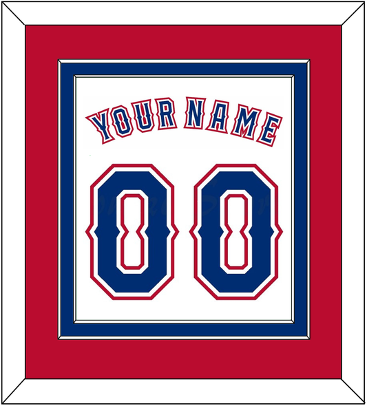 Texas Name & Number - Home White (2016-2019) - Signature Tier 4