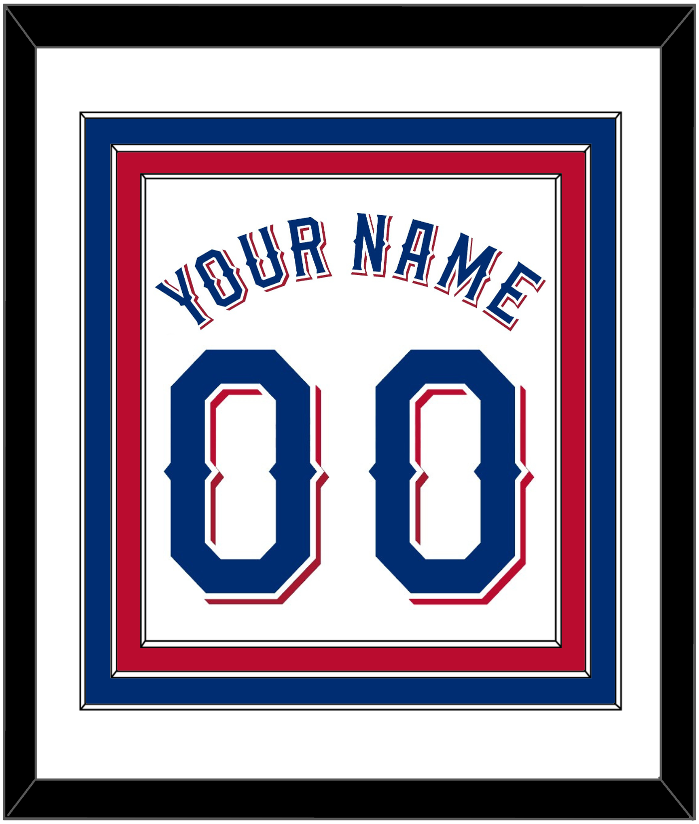 Texas Name & Number - Home White (2020-2023) - Premier Tier 1