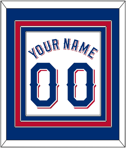Texas Name & Number - Home White (2020-2023) - Premier Tier 2