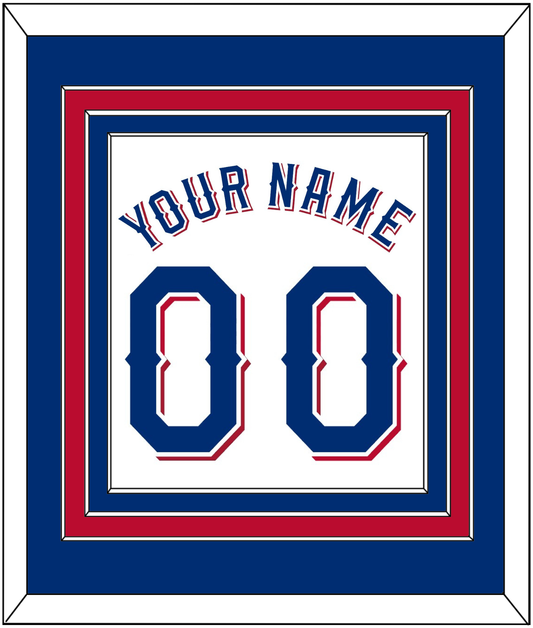 Texas Name & Number - Home White (2020-2023) - Premier Tier 2