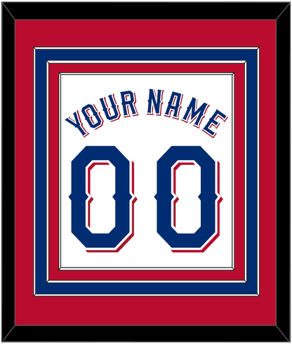 Texas Name & Number - Home White (2020-2023) - Premier Tier 3