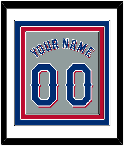 Texas Name & Number - Road Gray (2020-2023) - Premier Tier 1