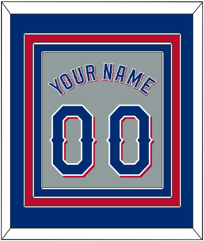 Texas Name & Number - Road Gray (2020-2023) - Premier Tier 2