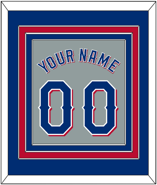 Texas Name & Number - Road Gray (2020-2023) - Premier Tier 2