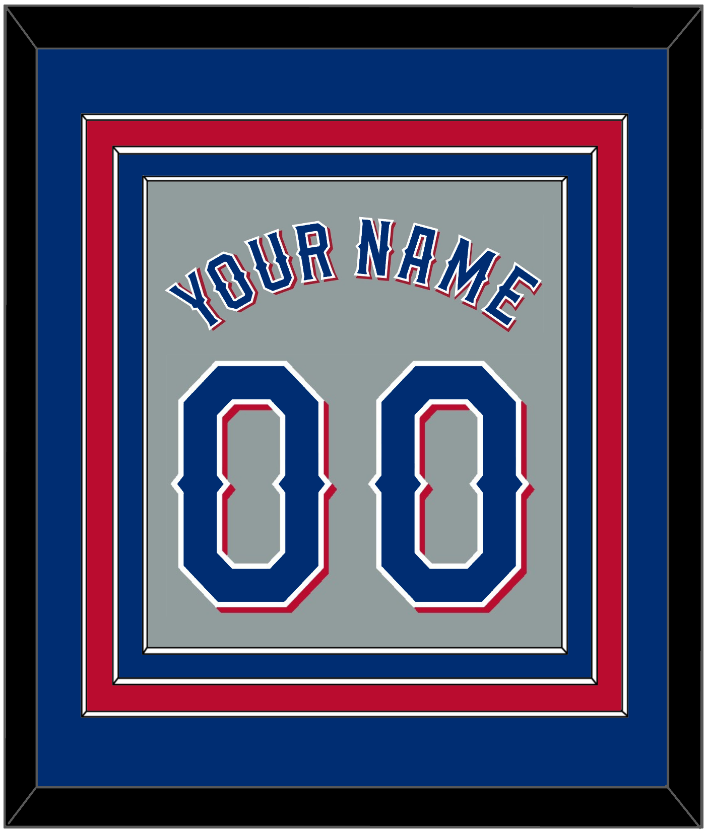 Texas Name & Number - Road Gray (2020-2023) - Premier Tier 2