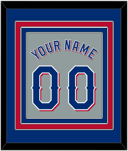 Texas Name & Number - Road Gray (2020-2023) - Premier Tier 2