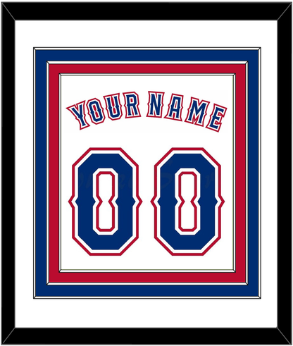 Texas Name & Number - Home White (2016-2019) - Premier Tier 1