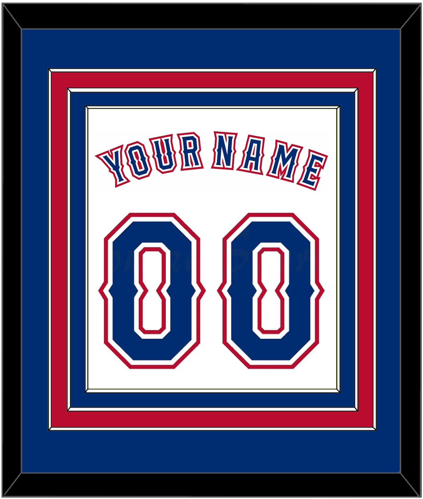 Texas Name & Number - Home White (2016-2019) - Premier Tier 2