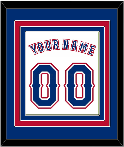 Texas Name & Number - Home White (2016-2019) - Premier Tier 2