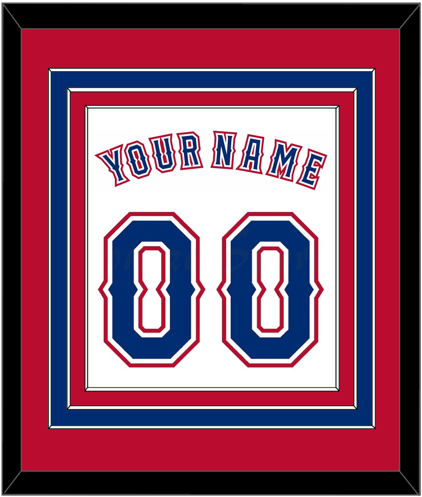 Texas Name & Number - Home White (2016-2019) - Premier Tier 3