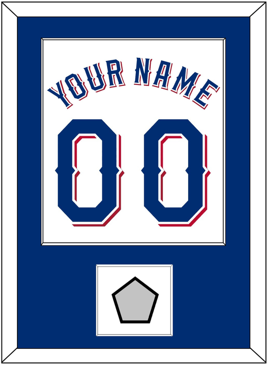 Texas Name & Number With World Series Jersey Patch - Home White (2020-2023) - Essential Tier 1