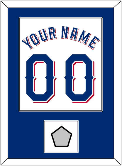 Texas Name & Number With World Series Champions Patch - Home White (2020-2023) - Essential Tier 1