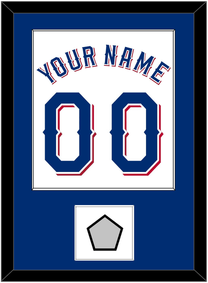 Texas Name & Number With World Series Jersey Patch - Home White (2020-2023) - Essential Tier 1
