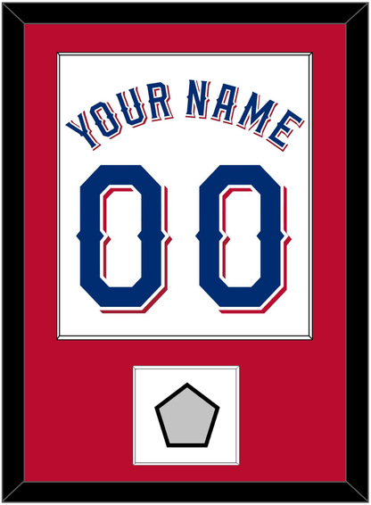 Texas Name & Number With World Series Jersey Patch - Home White (2020-2023) - Essential Tier 2