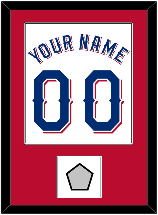 Texas Name & Number With World Series Champions Patch - Home White (2020-2023) - Essential Tier 2