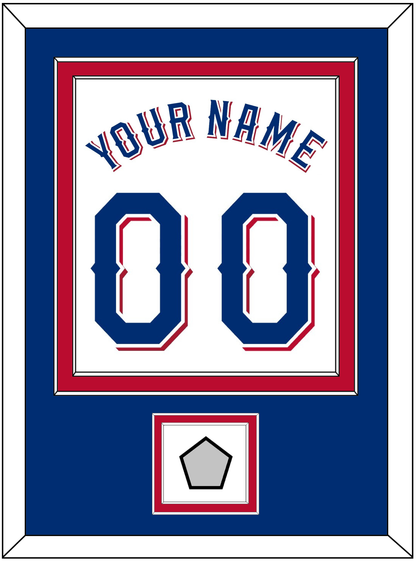 Texas Name & Number With World Series Champions Patch - Home White (2020-2023) - Signature Tier 3