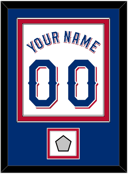 Texas Name & Number With World Series Jersey Patch - Home White (2020-2023) - Signature Tier 3