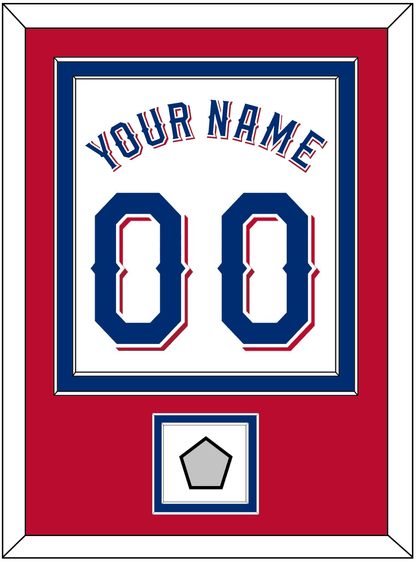 Texas Name & Number With World Series Jersey Patch - Home White (2020-2023) - Signature Tier 4