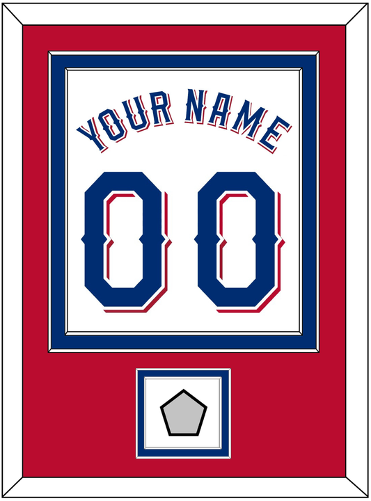 Texas Name & Number With World Series Jersey Patch - Home White (2020-2023) - Signature Tier 4