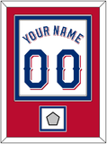 Texas Name & Number With World Series Jersey Patch - Home White (2020-2023) - Double Mat 4