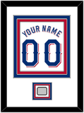 Texas Name & Number With World Series Champions Patch - Home White (2020-2023) - Triple Mat 1