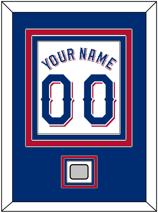 Texas Name & Number With World Series Jersey Patch - Home White (2020-2023) - Premier Tier 2
