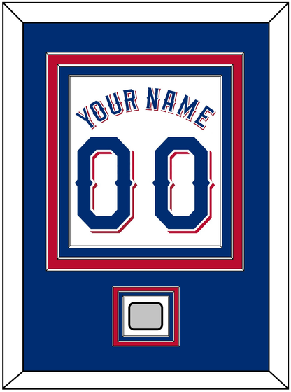 Texas Name & Number With World Series Champions Patch - Home White (2020-2023) - Premier Tier 2