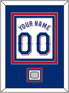 Texas Name & Number With World Series Champions Patch - Home White (2020-2023) - Triple Mat 2