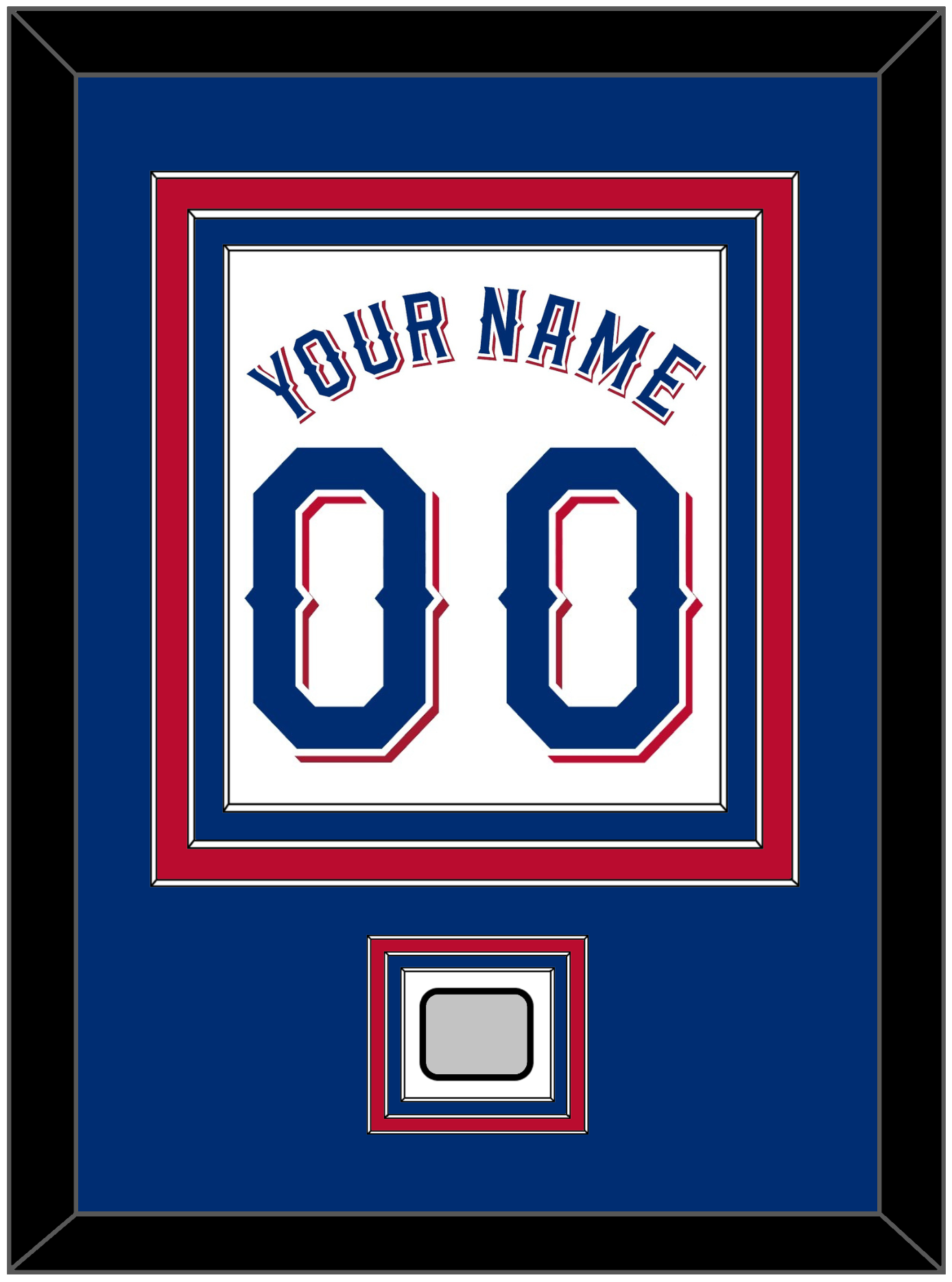 Texas Name & Number With World Series Jersey Patch - Home White (2020-2023) - Premier Tier 2