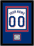 Texas Name & Number With World Series Champions Patch - Home White (2020-2023) - Triple Mat 2