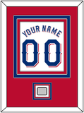 Texas Name & Number With World Series Champions Patch - Home White (2020-2023) - Triple Mat 3