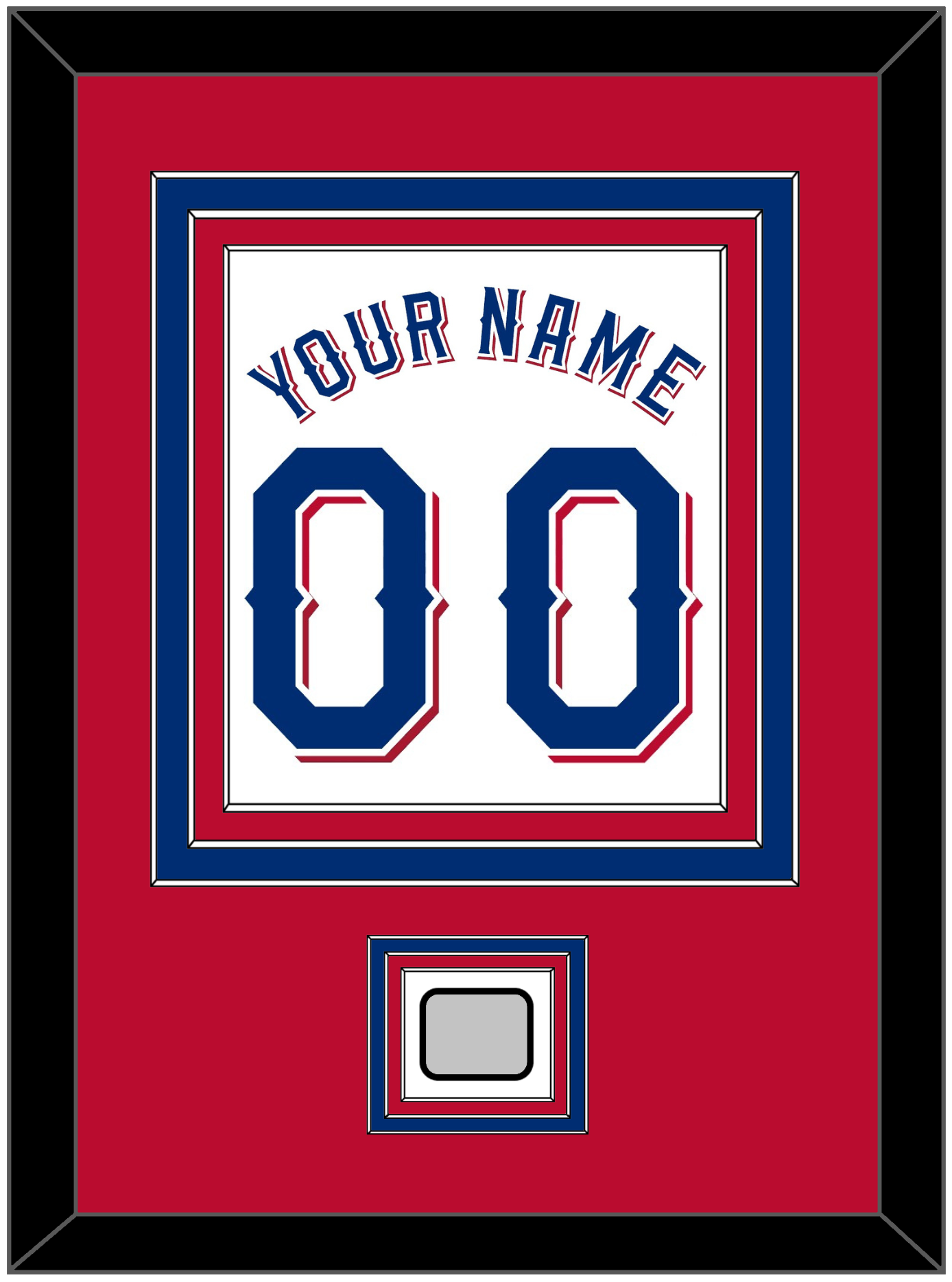 Texas Name & Number With World Series Champions Patch - Home White (2020-2023) - Premier Tier 3