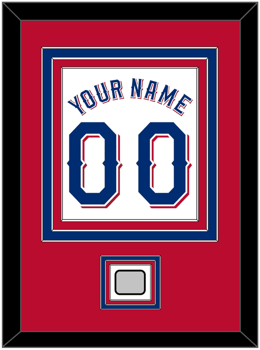 Texas Name & Number With World Series Champions Patch - Home White (2020-2023) - Premier Tier 3