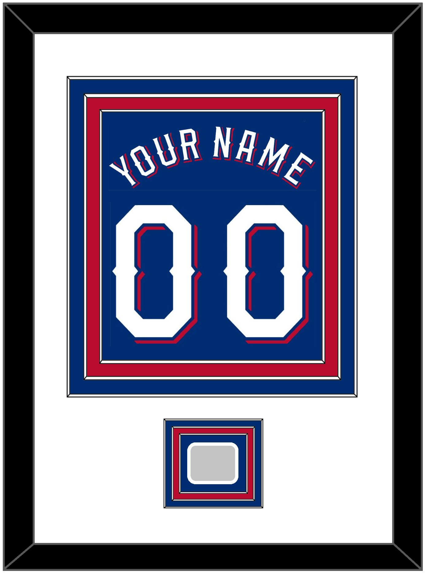 Texas Name & Number With World Series Jersey Patch - Alternate Blue (2020-2023) - Premier Tier 1