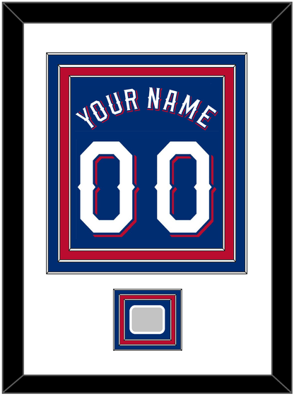 Texas Name & Number With World Series Champions Patch - Alternate Blue (2020-2023) - Premier Tier 1