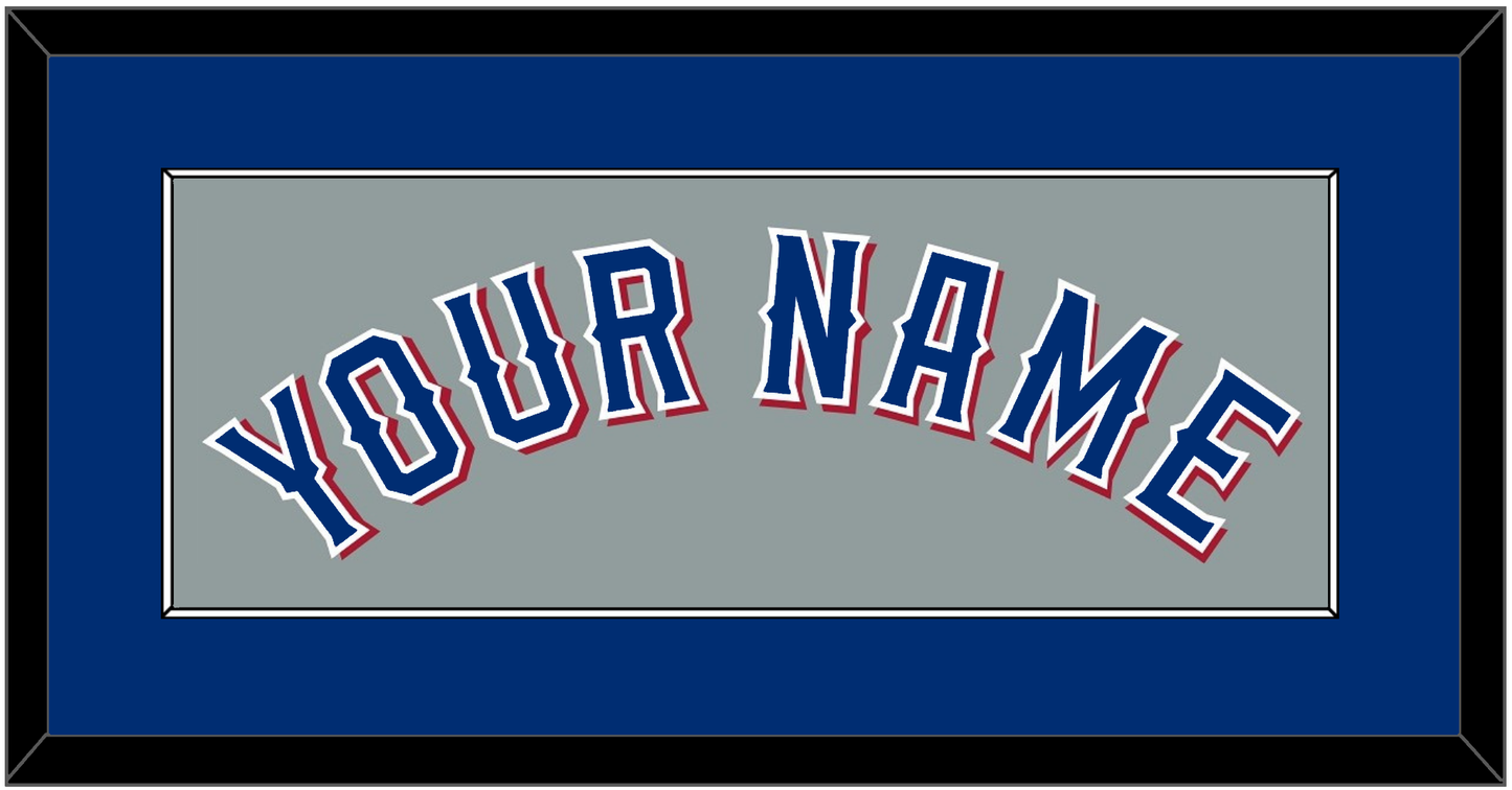 Texas Name - Road Gray (2020-2023) - Essential Tier 2