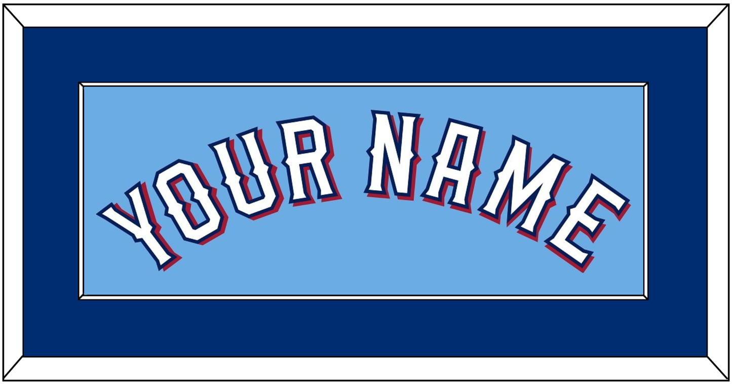 Texas Name - Alternate Powder Blue (2020-2023) - Essential Tier 2