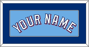 Texas Name - Alternate Powder Blue (2020-2023) - Single Mat 2