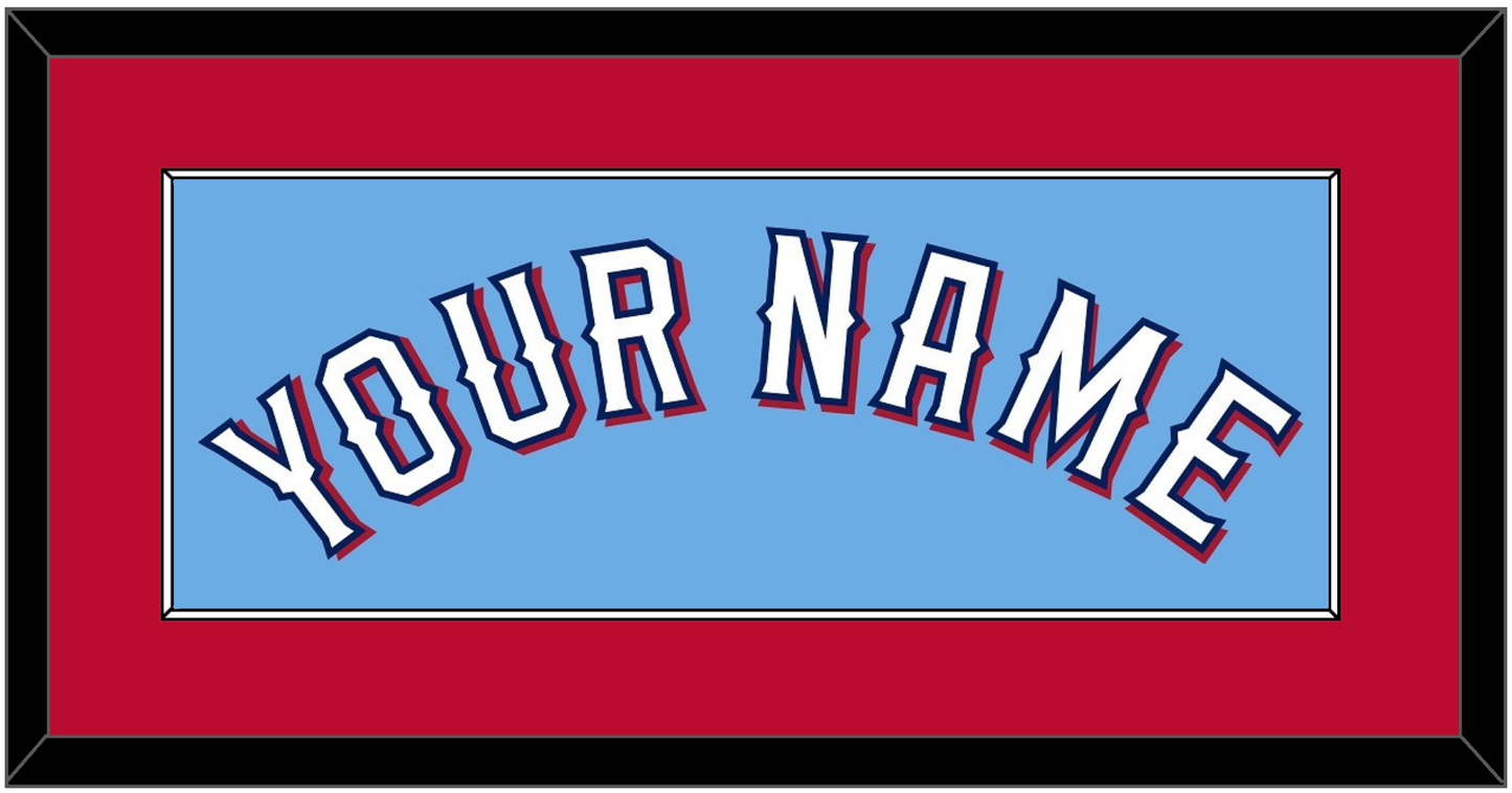 Texas Name - Alternate Powder Blue (2020-2023) - Essential Tier 3