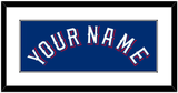 Texas Name - Alternate Blue - Single Mat 1