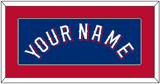 Texas Name - Alternate Blue - Essential Tier 2