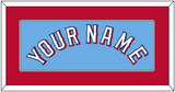 Texas Name - Alternate Powder Blue - Single Mat 3