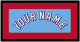 Texas Name - Alternate Powder Blue - Single Mat 3