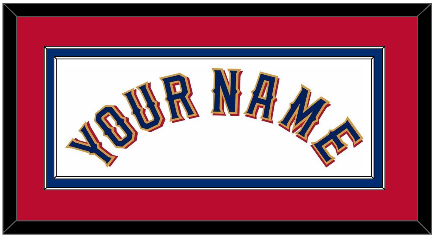 Texas Name - Home White - Signature Tier 4