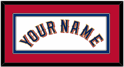 Texas Name - Home White - Signature Tier 4